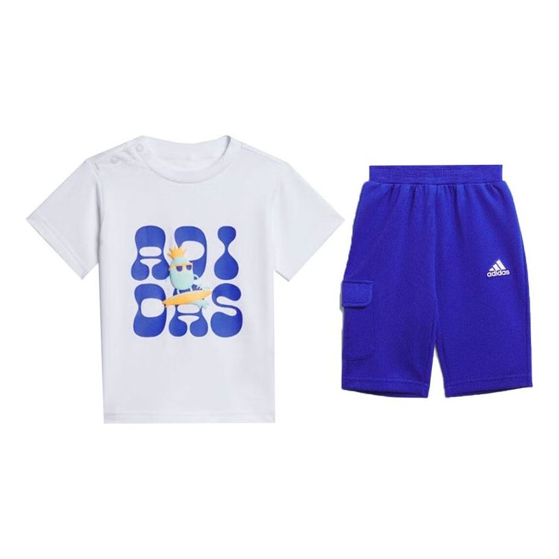 (TD) adidas Sportswear Track Suit Asia Sizing 'White Blue' IT1770