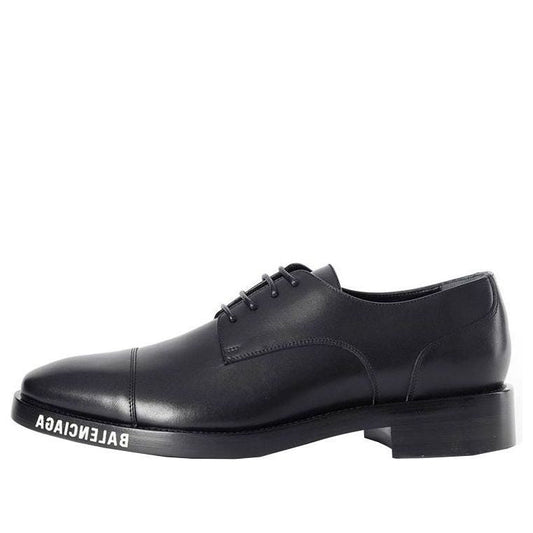 Balenciaga Derby Lace Up Shoes 'Black' 590716WA6F01000