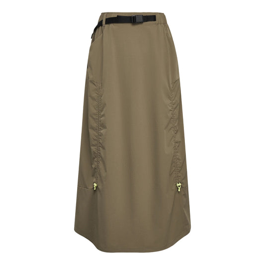 (WMNS) adidas Xploric Woven Skirt Asia Sizing 'Khaki Six' LE4536 - adidas Professional Edition