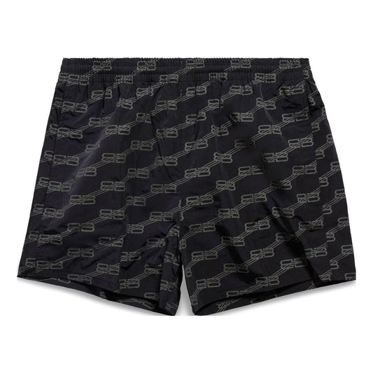 Balenciaga SS23 Logo Swimwear Shorts 'Black' 6983194C0B21062