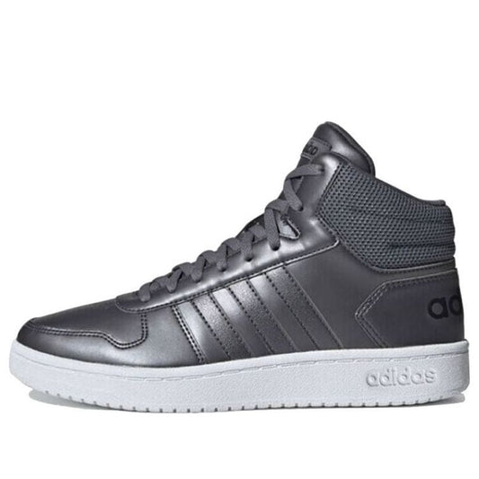 (WMNS) adidas Hoops 2.0 Mid 'Grey White' EE7856