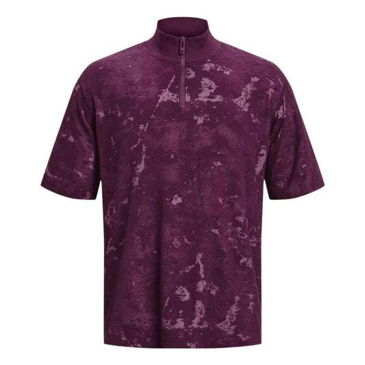Under Armour Journey Terry 1/4 Zip Sweatshirt 'Purple Tie Dye' 1377178-572