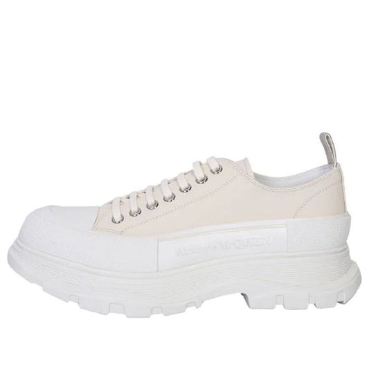 Alexander McQueen Tread Slick Low-Top Sneakers 'Cream Pink White' 705662WHZ627701