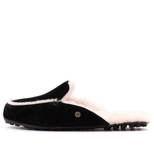 (WMNS) UGG Lane Slip-On Loafers 'Black' 1020027-BLK