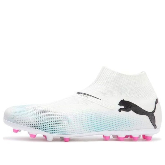 PUMA Future 7 Match + Ll MG Football Shoes 'White Blue' 107712-01