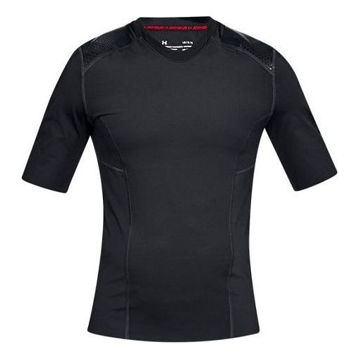 Under Armour Perpetual Superbase 1/2 Sleeve T-shirt 'Black' 1320980-001