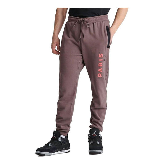 Air Jordan x Paris Saint-Germain Sweatpants 'Plum Eclipse Crimson' DM3094-291