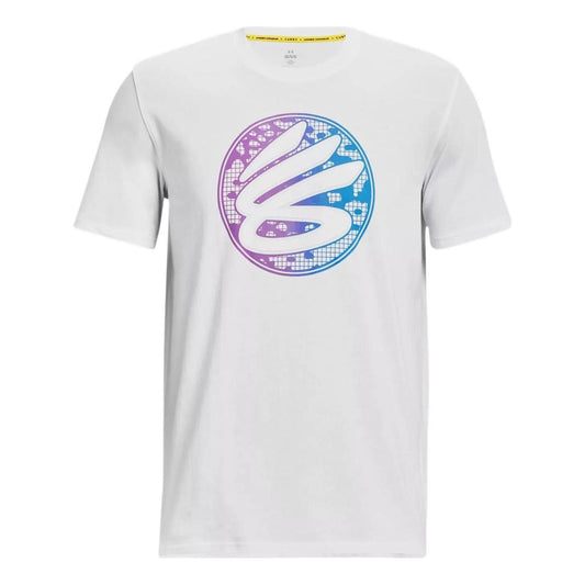 Under Armour Curry Gradient Heavyweight T-shirt 'White Multi' 1376274-100