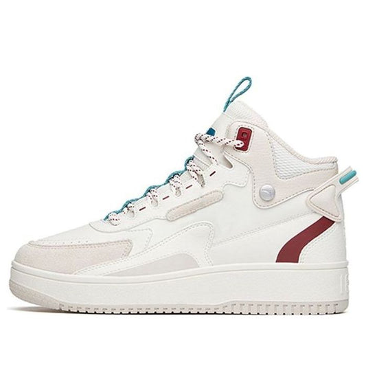 (WMNS) ANTA Fashion Series Sneakers High 'Light Grey' 122148013R-2