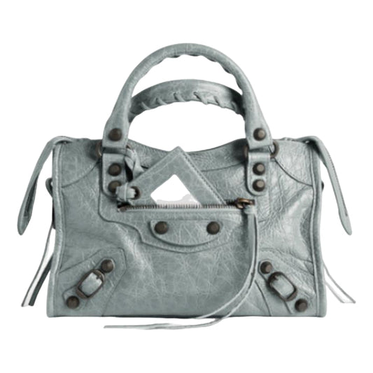 (WMNS) Balenciaga Le City Bag Mini 'Blue Grey' 8657632ACFH4751